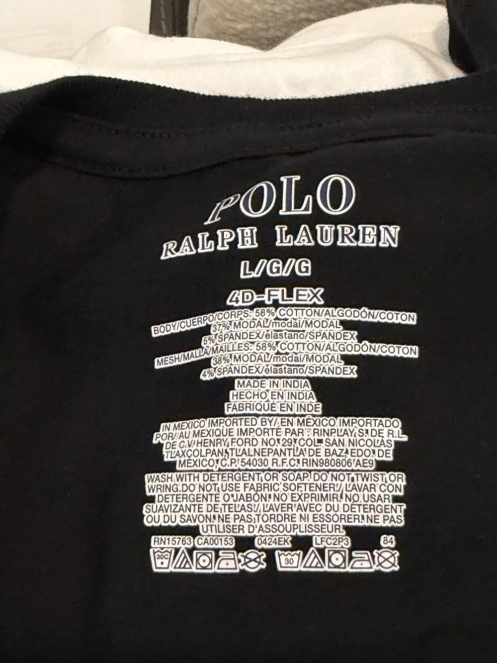 Polo Ralph Lauren Men's 4D Flex Cooling Ventilation Cotton Modal Crew Undershir